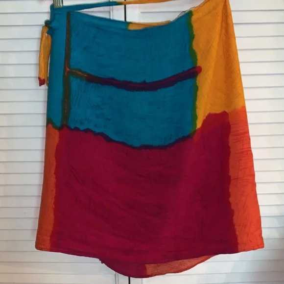 Sabi vintage gorgeous wrap skirt one size - Picture 3 of 7
